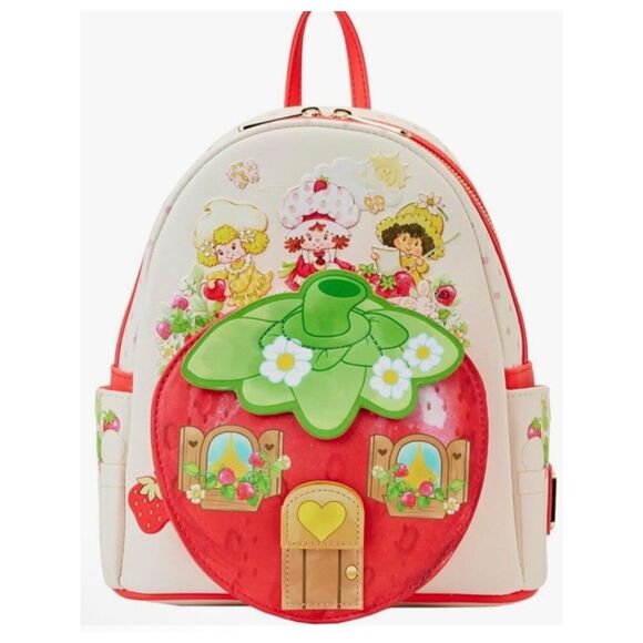 Loungefly Strawberry Shortcake and Friends House Mini Backpack Scented NWT main image 5